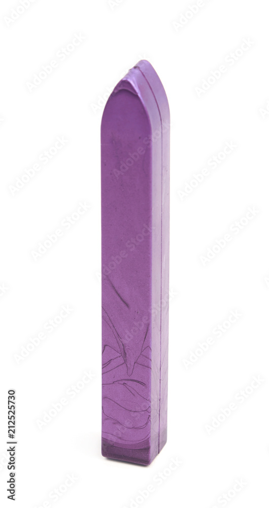 Fototapeta premium Stick of sealing wax isolated