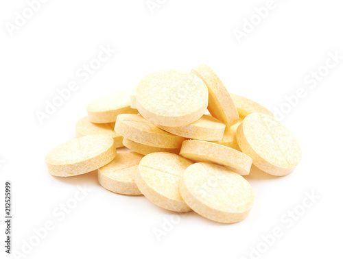 Drug tablet pills isolated