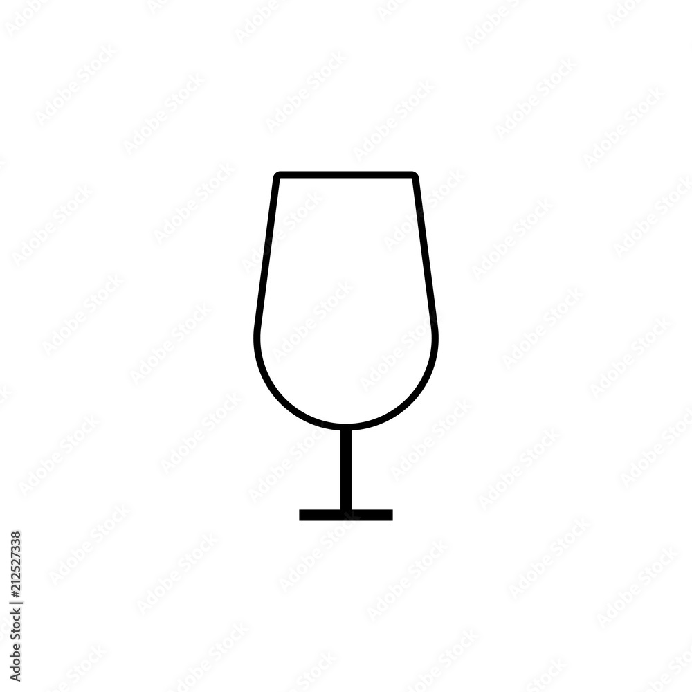 a wineglass icon. Element of kitchen appliances icon for mobile concept and web apps. Thin line a wineglass icon can be used for web and mobile. Premium icon a wineglass icon. Element of kitchen appliances icon for mobile concept and web apps. Thin line a wineglass icon can be used for web and mobile. Premium icon