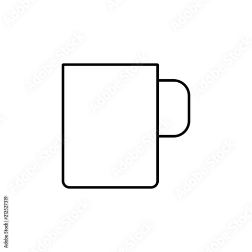 Cup icon. Element of kitchen appliances icon for mobile concept and web apps. Thin line Cup icon can be used for web and mobile. Premium icon