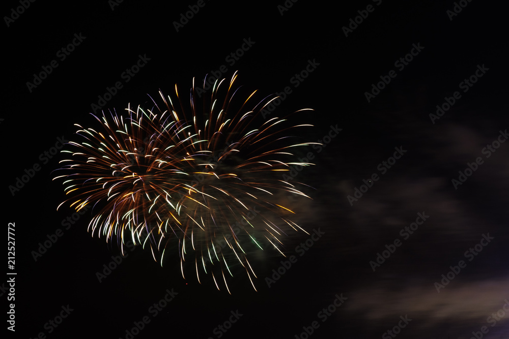 Fototapeta premium Fireworks on 4th of July