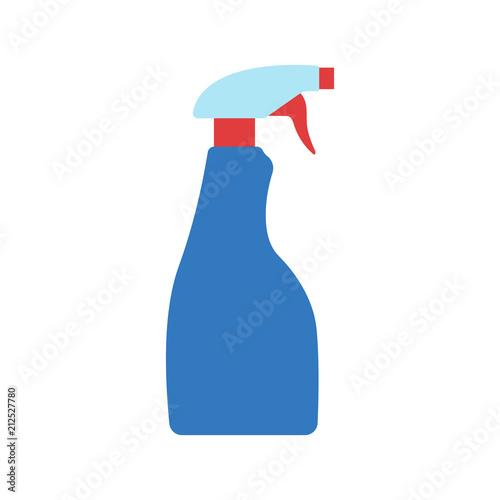 Spray Bottle. Flat. Vector.