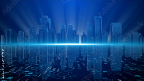 Elegant Digital High-Tech Business Background 01