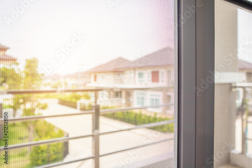 mosquito net wire screen on house window protection against insect