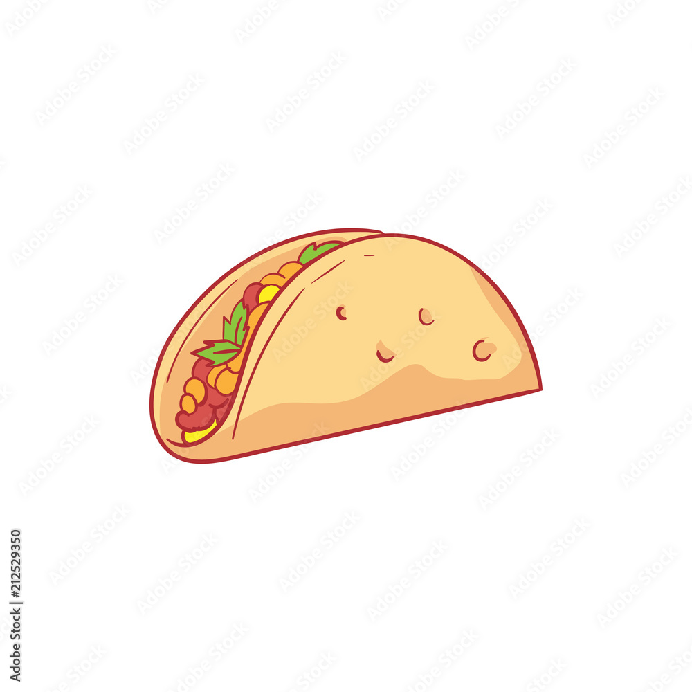 Burrito Vector Illustration Burrito Vector Illustration