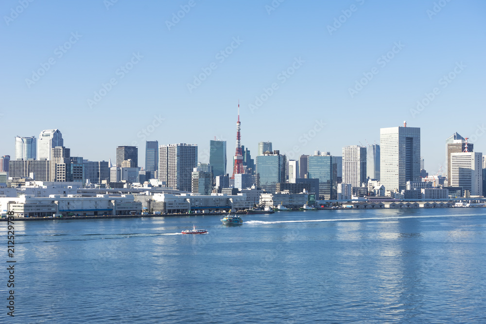 快晴の東京ベイエリア 快晴の東京ベイエリア