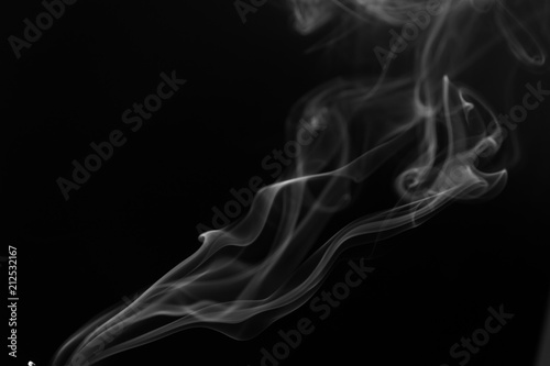 Fototapeta Naklejka Na Ścianę i Meble -  Movement of white smoke