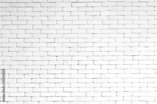 White brick wall texture background. Surface texture masonry bright cleaned brickwork.