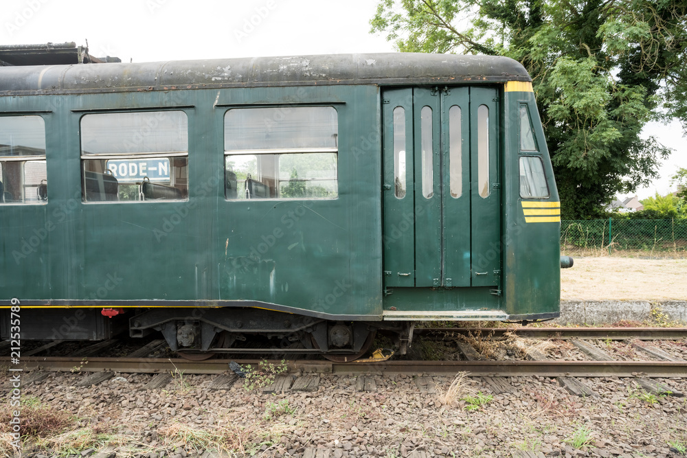 an old train an old train
