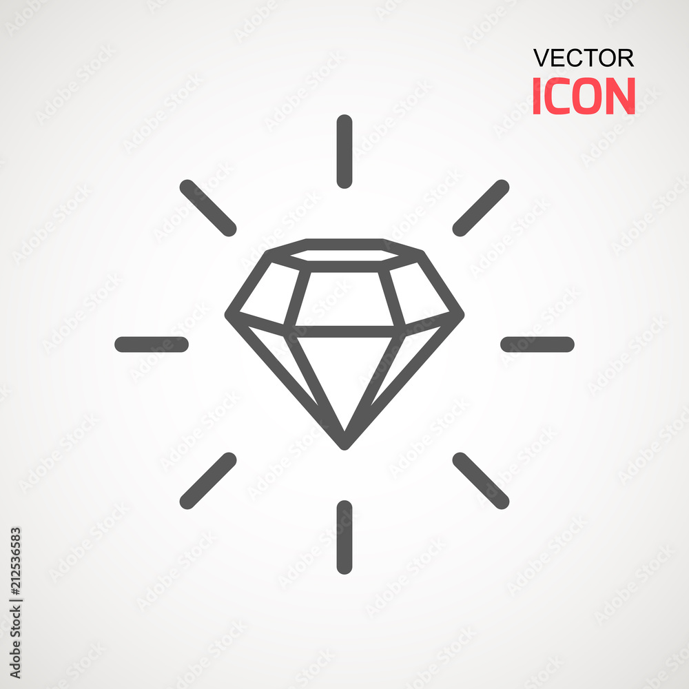 Diamond Icon Vector. Diamond sign icon. Jewelry symbol. Gem stone. Graphic element. Silhouette simple. Logotype concept. Logo design template. Simple flat symbol. Perfect Gray pictogram illustration Diamond Icon Vector. Diamond sign icon. Jewelry symbol. Gem stone. Graphic element. Silhouette simple. Logotype concept. Logo design template. Simple flat symbol. Perfect Gray pictogram illustration