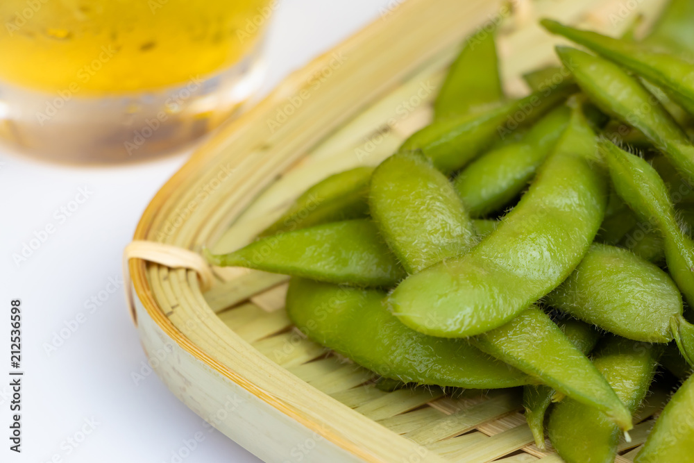 夏の定番おつまみ　枝豆