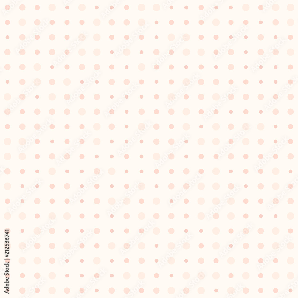 Rose polka dot pattern. Seamless vector background Rose polka dot pattern. Seamless vector background