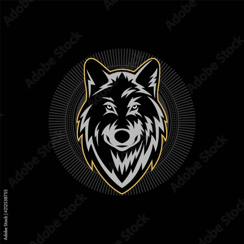 Wolf Head Logo Template