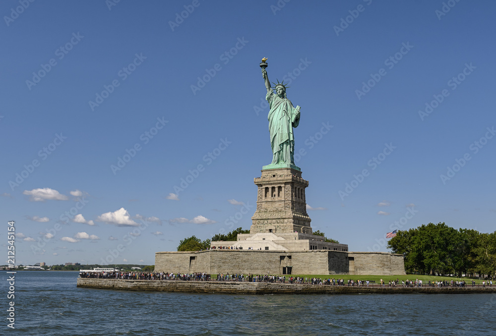 Fototapeta premium Statue of Liberty on Liberty Island in New York