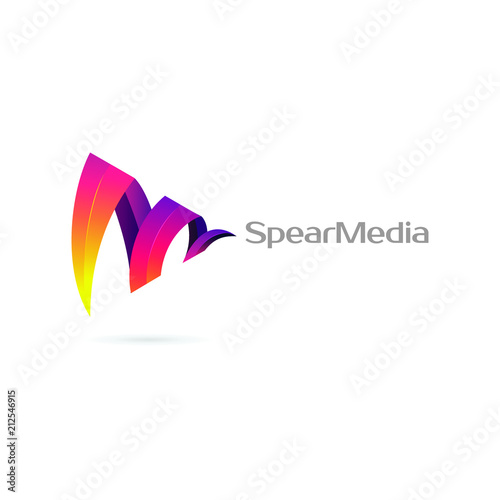 Spear Media Logo. (ID: 212546915)