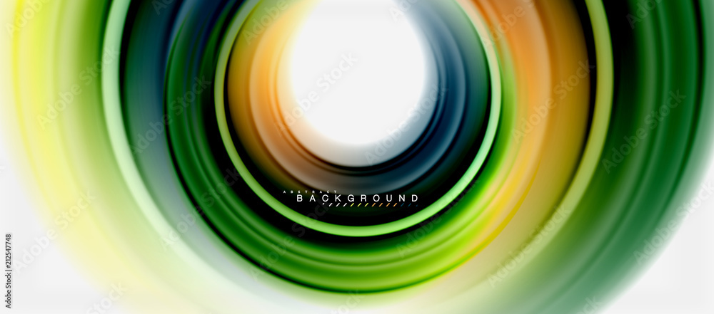 Rainbow fluid color line abstract background - swirl and circles, twisted liquid colours design, colorful marble or plastic wavy texture backdrop, multicolored template for business or technology Rainbow fluid color line abstract background - swirl and circles, twisted liquid colours design, colorful marble or plastic wavy texture backdrop, multicolored template for business or technology
