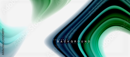 Rainbow fluid colors abstract background twisted liquid design, colorful marble or plastic wavy texture backdrop, multicolored template for business or technology presentation or web brochure cover