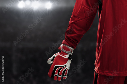 Soccer goalkeeper gloves © fotokitas