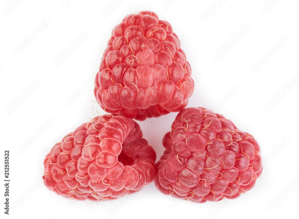 Raspberry isolated on white background. Raspberries on white. Summer berries. Diet. Raspberry isolated on white background. Raspberries on white. Summer berries. Diet.