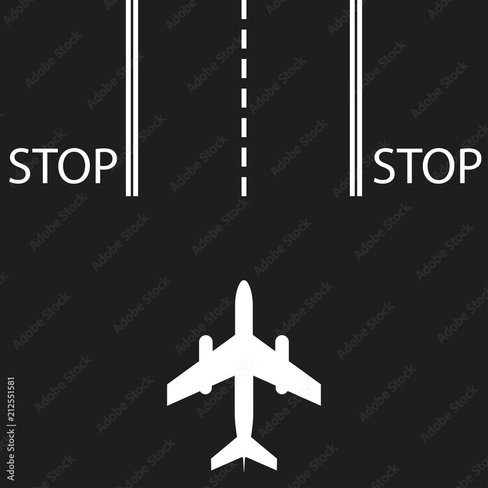 Large passenger jet airliner front and side airplane view realistic set white background reflection isolated vector illustration Large passenger jet airliner front and side airplane view realistic set white background reflection isolated vector illustration