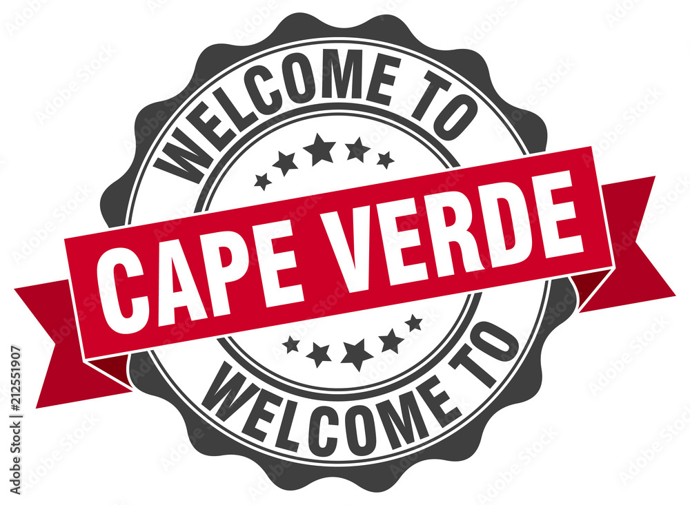 Cape Verde round ribbon seal Cape Verde round ribbon seal