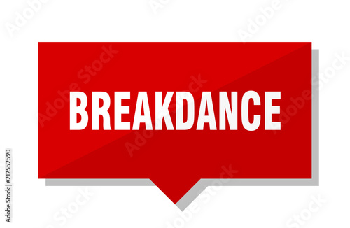 breakdance red tag