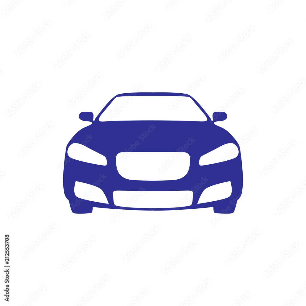 Car Vector Icon. Transportation Illustration Template
