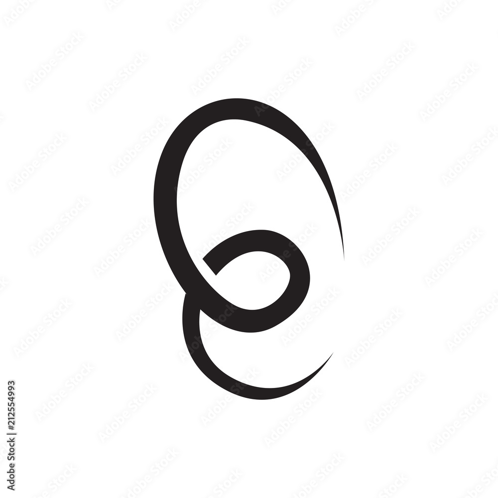 E Letter line abstract Logo vector element E Letter line abstract Logo vector element