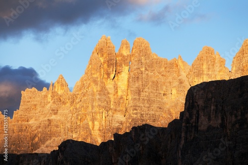 Croda da Lago, Alps Dolomites mountains