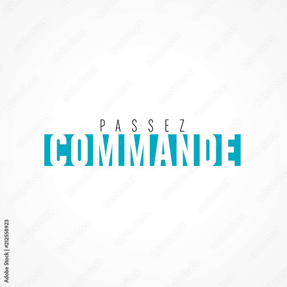 passez commande