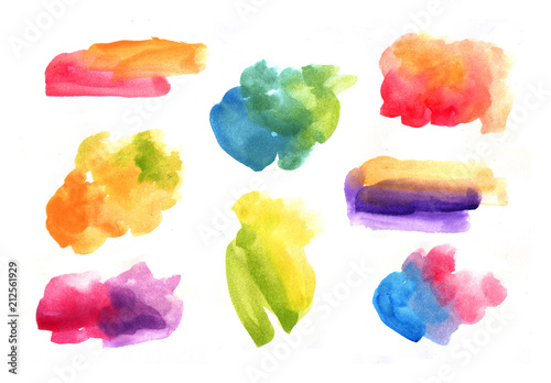 Beautiful hand drawn watercolor seamless pattern