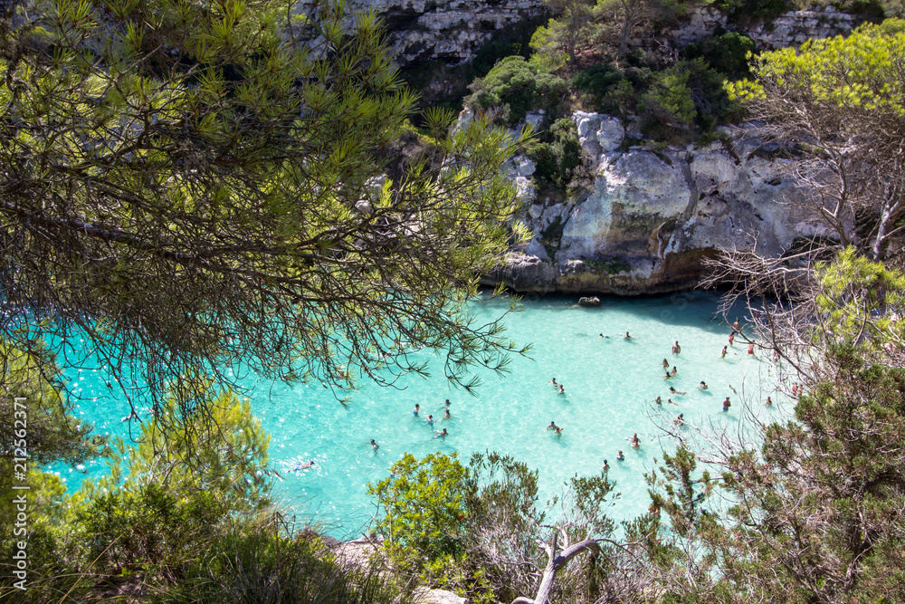 Obraz premium Macarelleta beach, Menorca, Spain