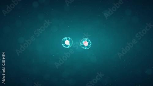 Mitosis, The Process Of Cell Division And Multiplication. Medicine Scientific Concept