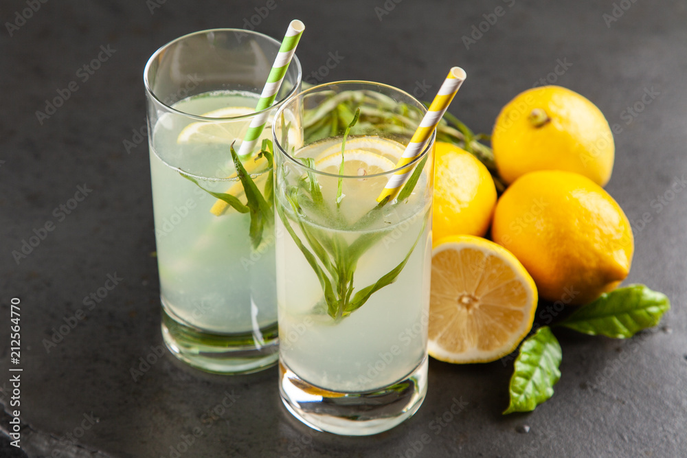 Tarragon lemonade drink Tarragon lemonade drink