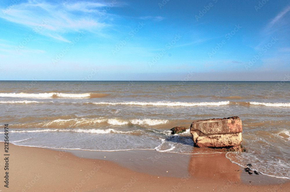 Summer photo at the Black Sea shore. June 2018. Ukraine, Odessa region. Summer photo at the Black Sea shore. June 2018. Ukraine, Odessa region.