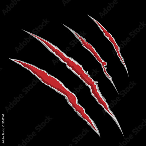Claw scrathes vector