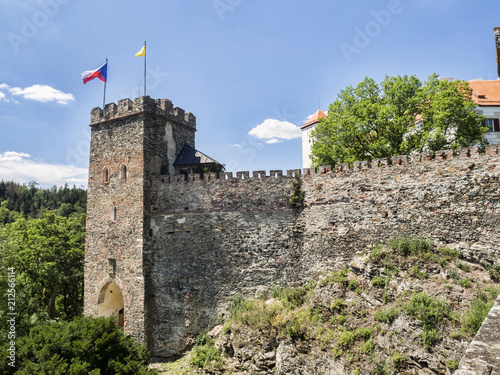 Bitov Castle from 1061 is a cultural monument, the Czech Republic photo