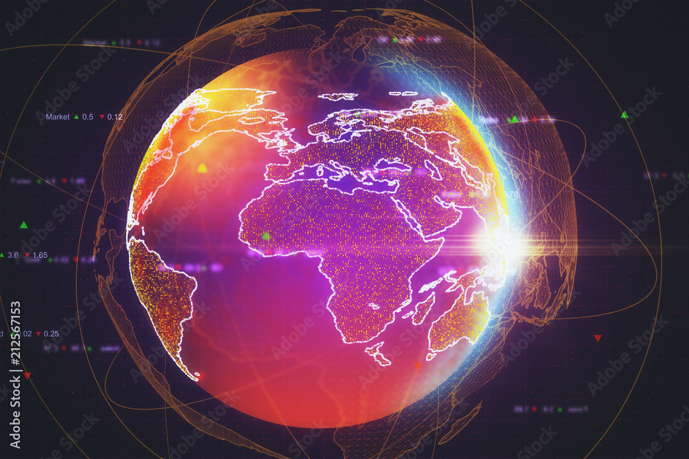 Obraz premium information and communications technology