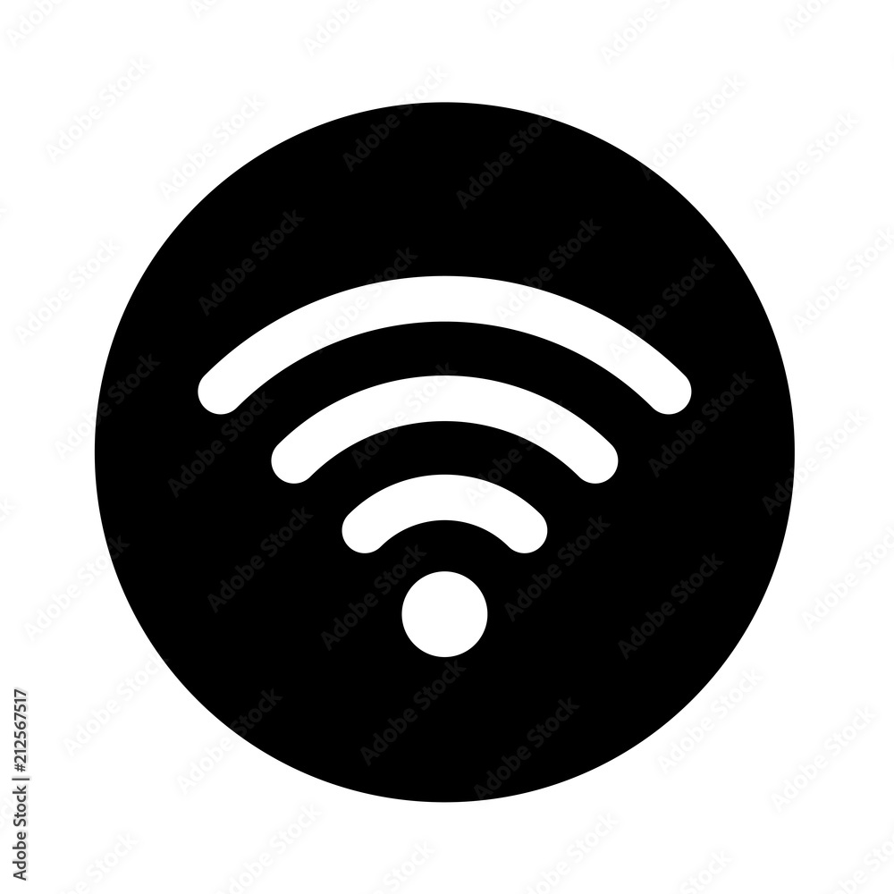 Vektor Wi-Fi Symbol Vektor Wi-Fi Symbol