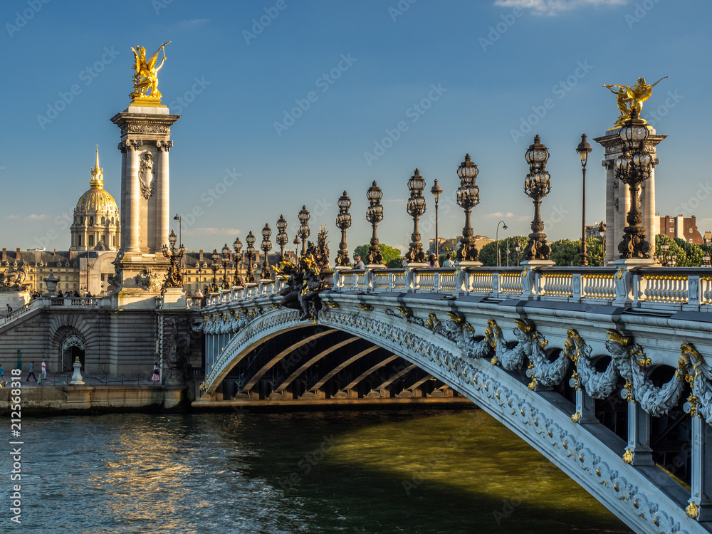 Statue on the Alexandre Bridge, Paris