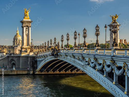 Statue on the Alexandre Bridge, Paris