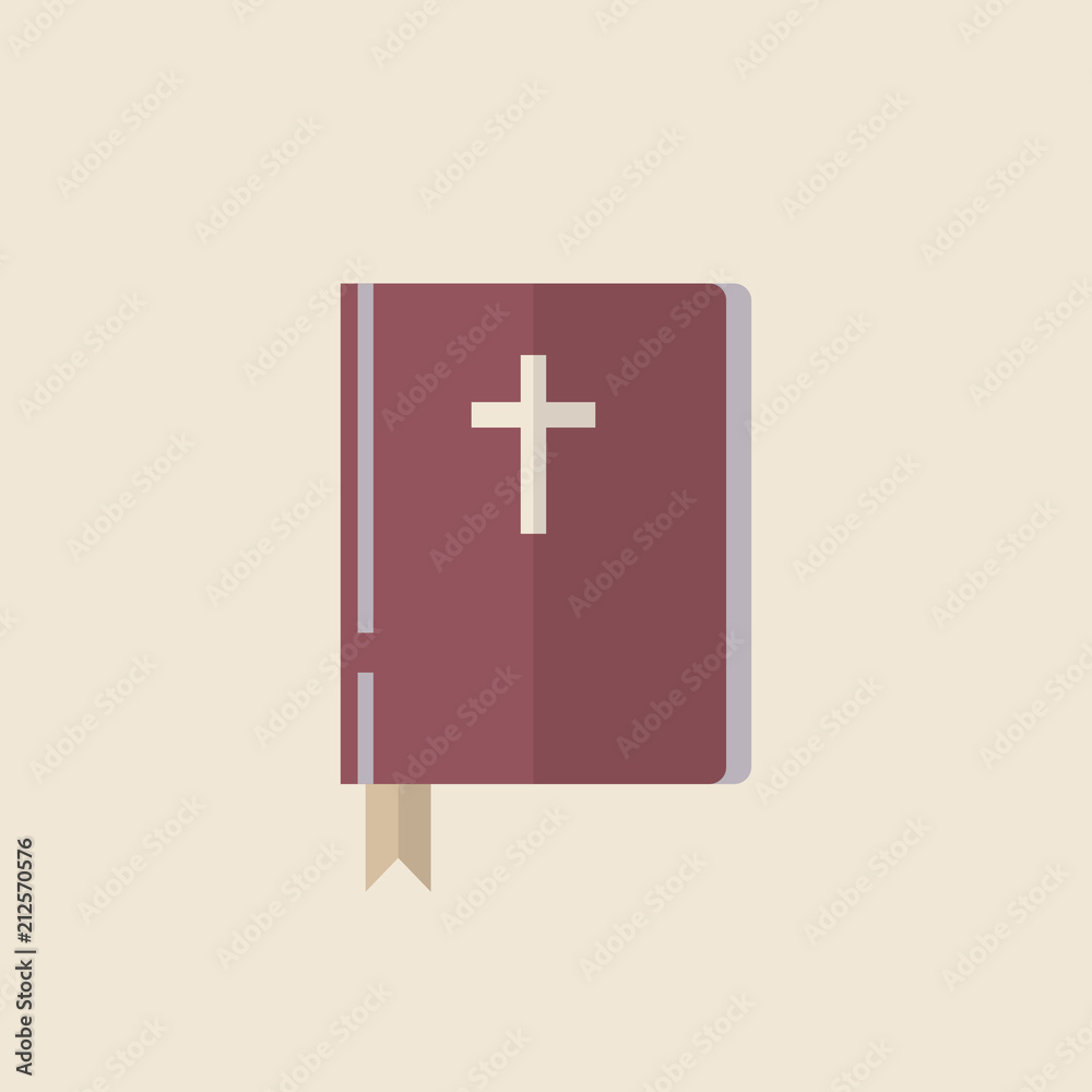 Fototapeta premium Illustration of a Christian bible