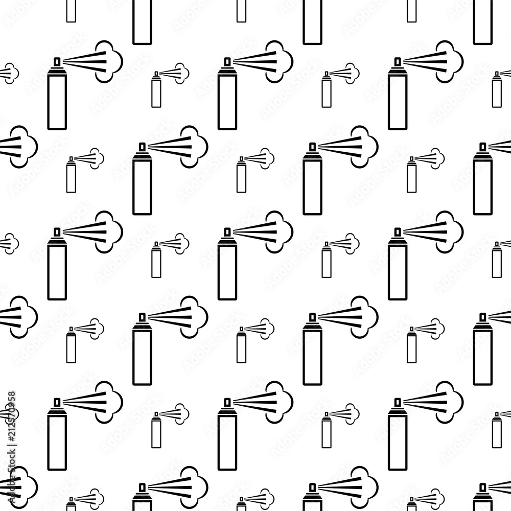 Aerosol Fluid Spray Cloud Icon Seamless Pattern Aerosol Fluid Spray Cloud Icon Seamless Pattern