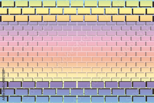 #Background #wallpaper #Vector #Illustration #design #free #free_size #charge_free #colorful #color rainbow,show business,entertainment,party,image  背景素材,煉瓦,ブロック,タイル,レンガ造り,積木,建築物,外壁,塀,レトロ,石材,家,石壁,石造り