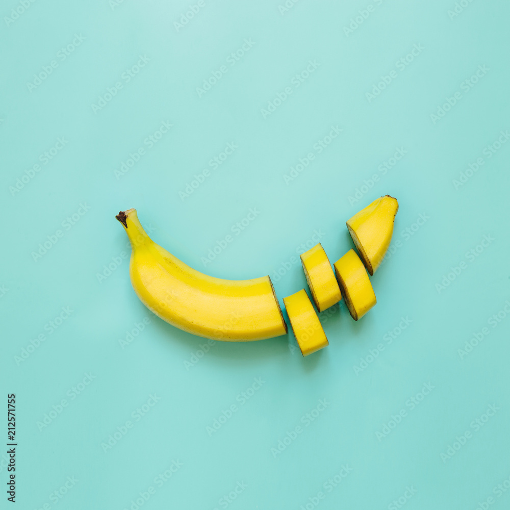 Colorful banana concept Colorful banana concept