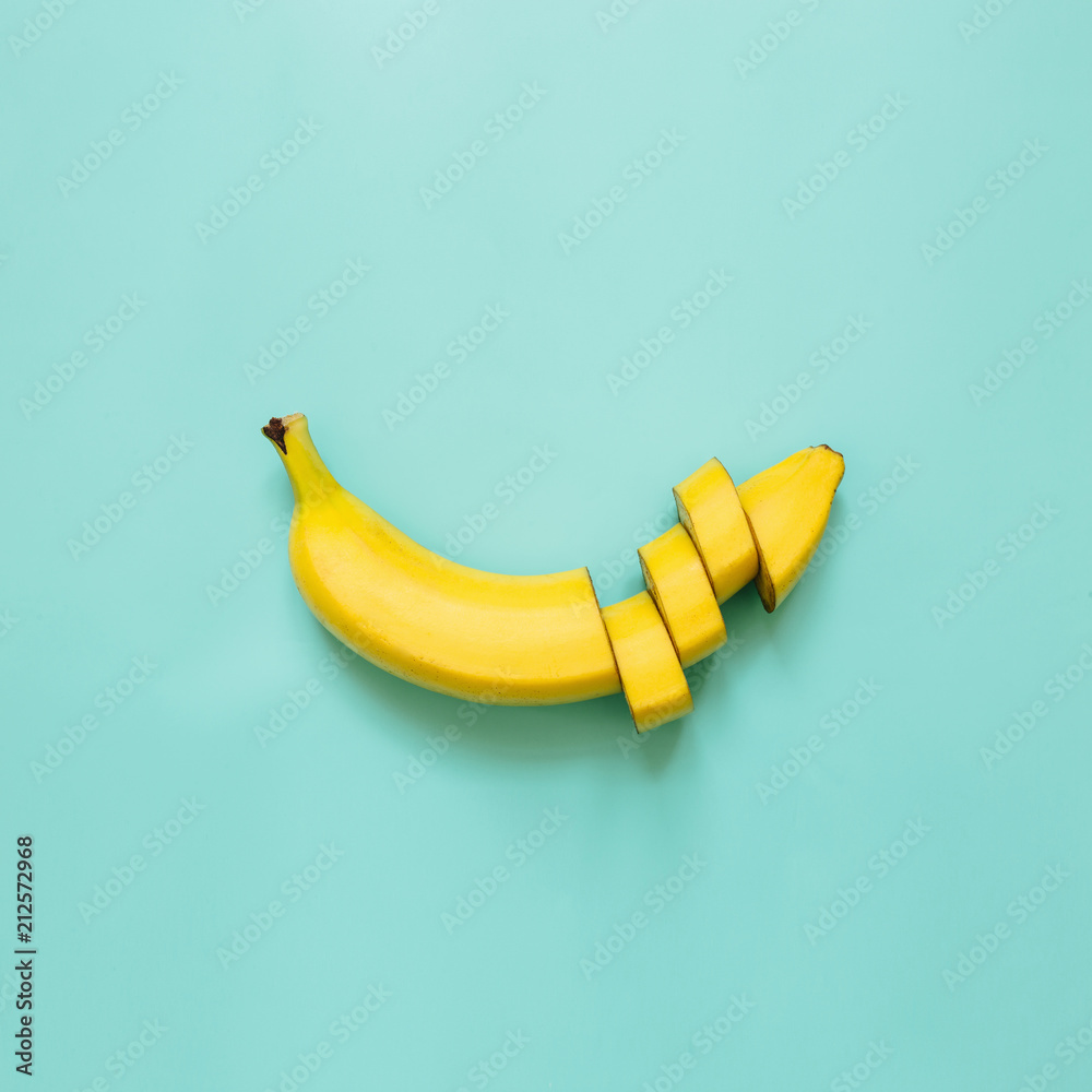 Colorful banana concept Colorful banana concept