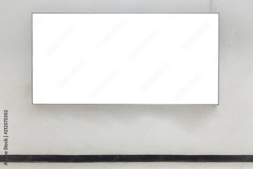 Obraz premium Blank advertising billboard