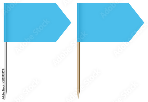 Two Flags Arrow Blue