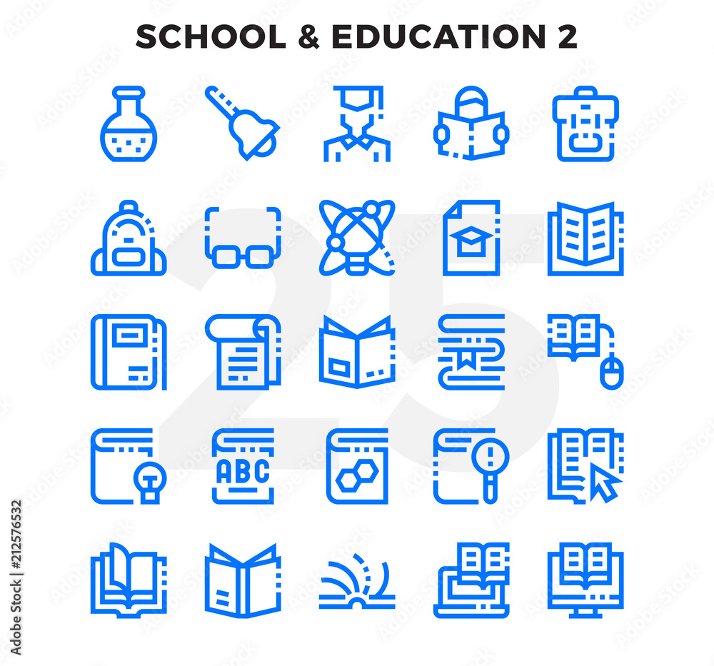 Dashed Outline Icons Pack for UI. Pixel perfect thin line vector icon set for web design and website application.