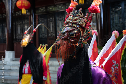 Miao women performing traditional dance photo